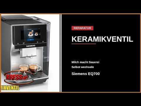 Vorschaubild des YouTube-Videos: Siemens EQ700 Keramikventil wechseln – Milch spritzt, kein Milchschaum